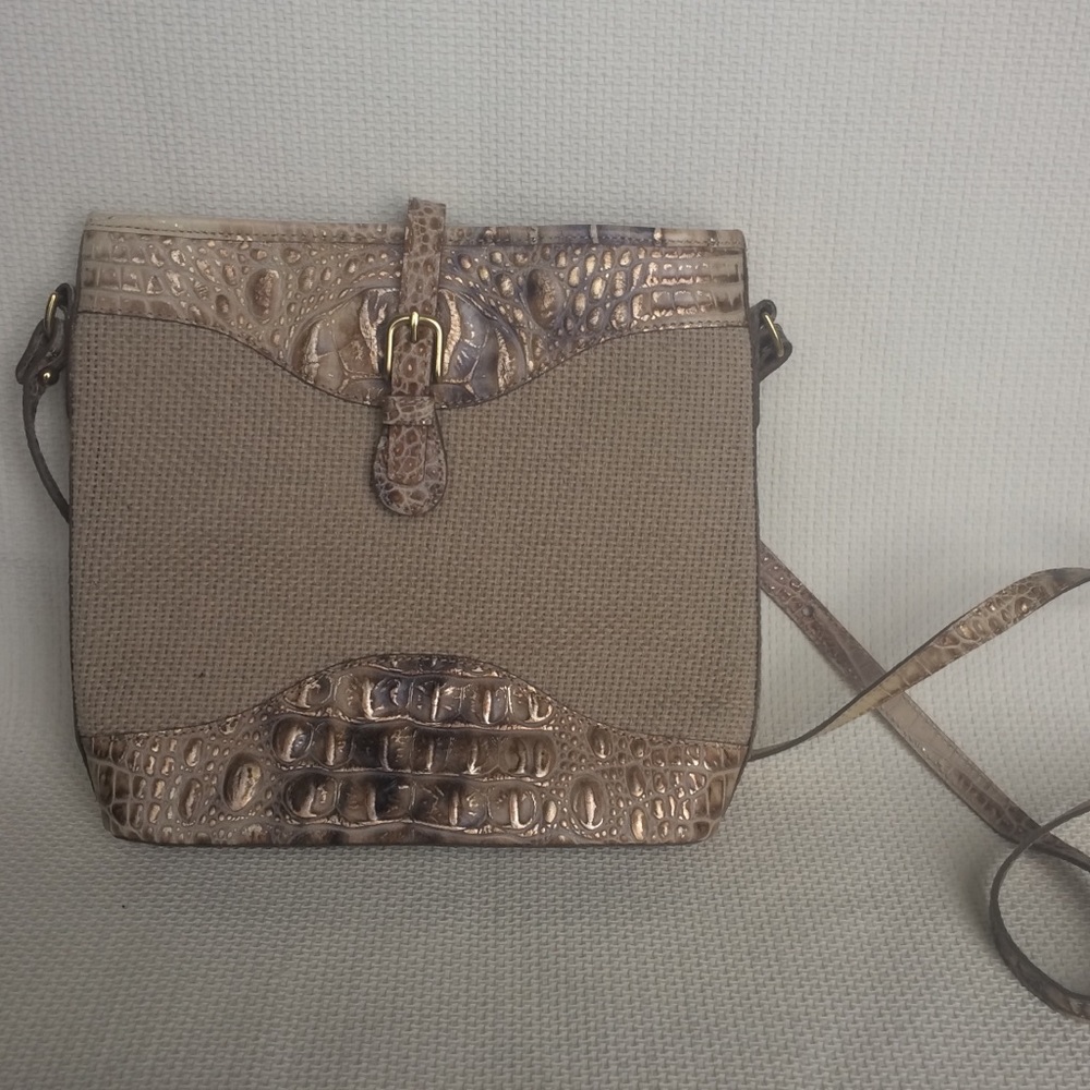 Brahmin || Harbor Collection Crossbody Bag Tan